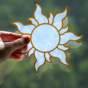Suncatcher Window Film "Little Sun" | Window Sticker | Window Decoration | Suncatcher | Rainbow Maker | Small Gift | Decoration image 3