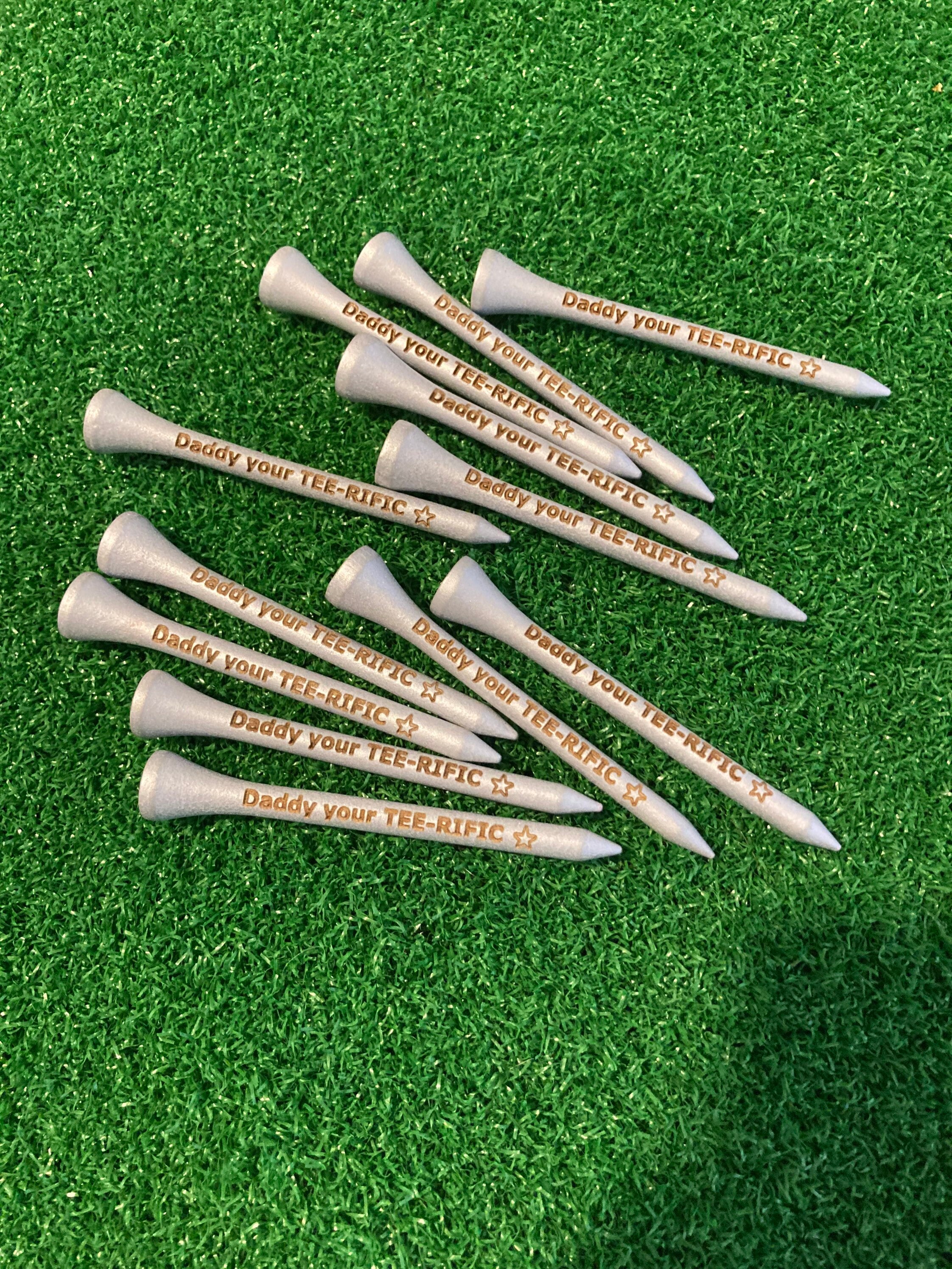 Personalised Engraved Golf Tee 70mm Multi Colours available. Etsy