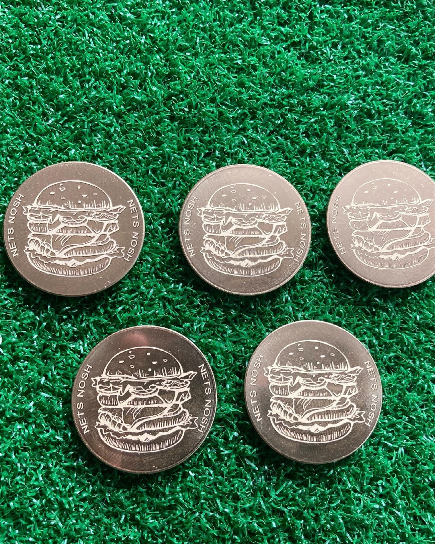 Solid Brass golf Ball Marker laser engraved gift Fathers Etsy