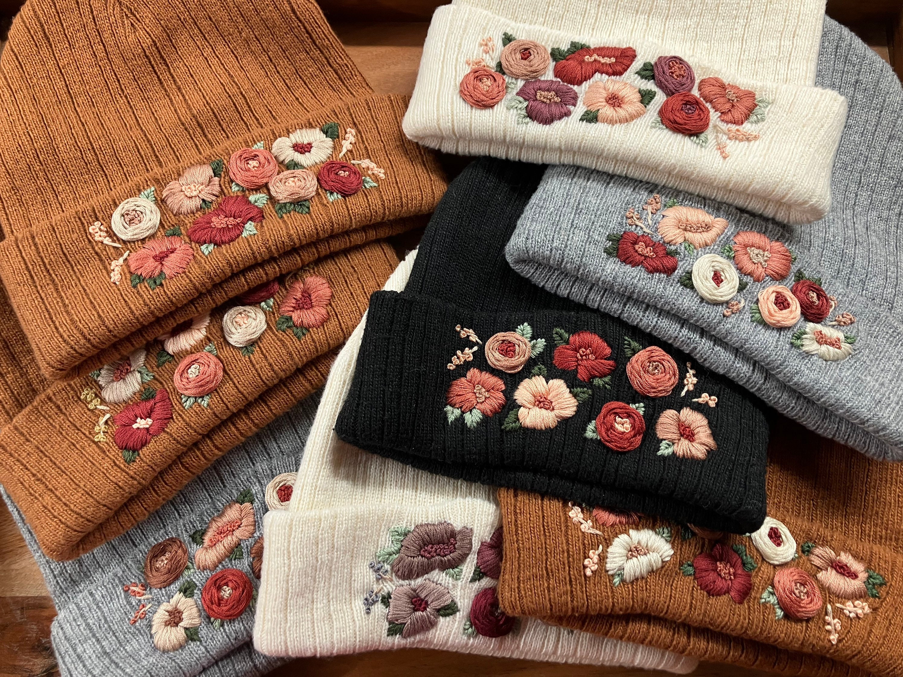 Floral Onesie with Hat main image 1