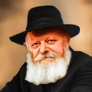 Chabad Wall Art - Lubavitcher Rebbe Canvas