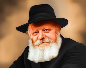 Chabad Wall Art - Lubavitcher Rebbe Canvas