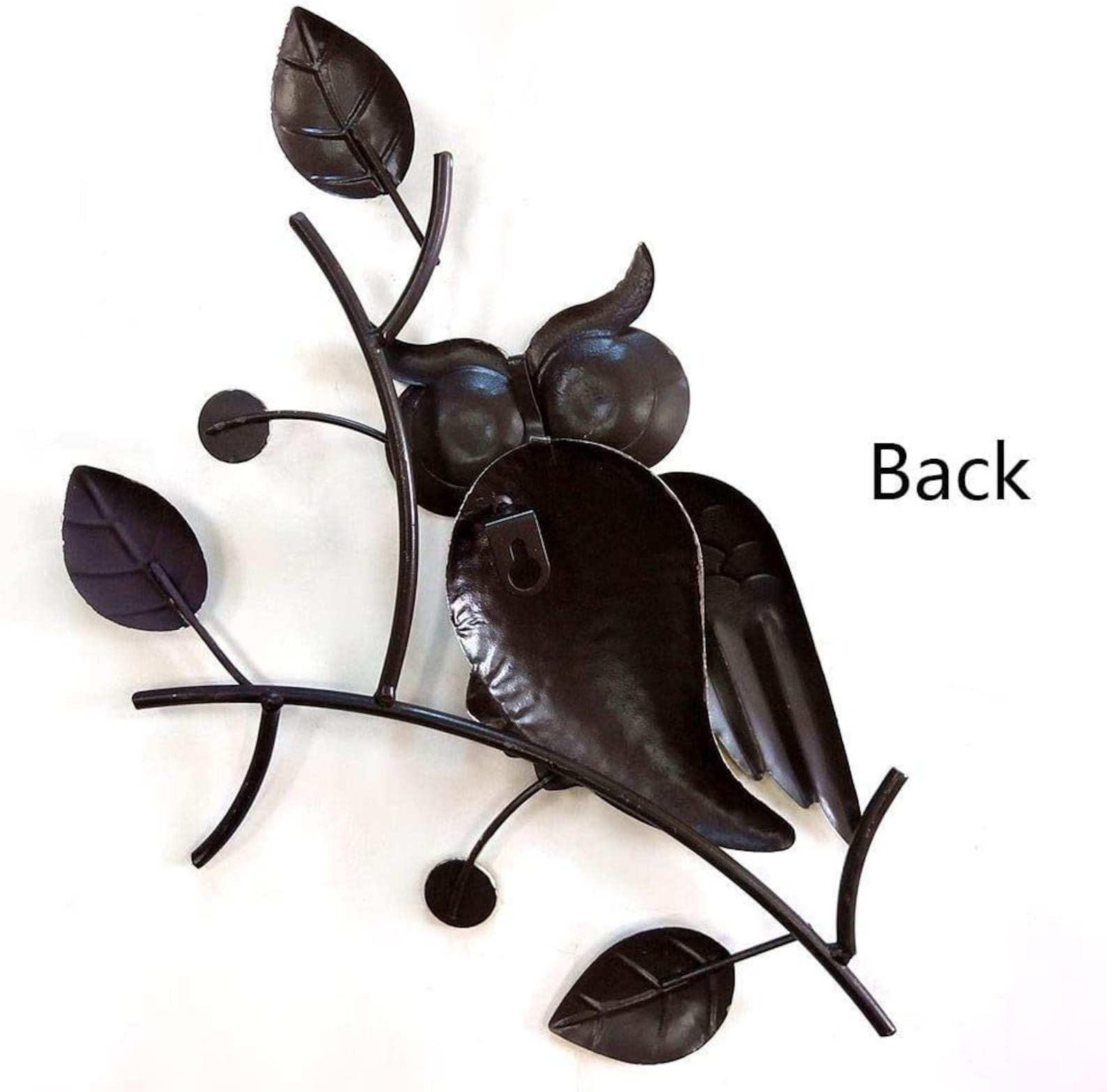 Metal Owl Wall Art Decor Outdoor Hanging Wall Art Sculpture Etsy