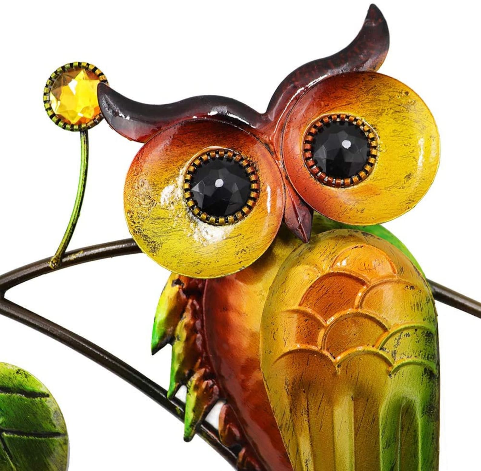 Metal Owl Wall Art Decor Outdoor Hanging Wall Art Sculpture Etsy