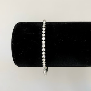 Cubic Zirconia Tennis Bracelet, Baguette Tennis Bracelet, Gold Tennis Bracelet, Dainty Bracelet, Diamond Bracelet, Silver Bracelet,