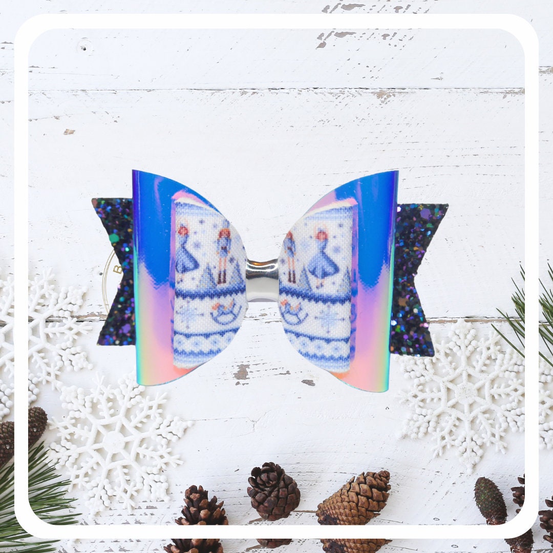 Traditional Christmas Nutcracker Hair Bows - Etsy