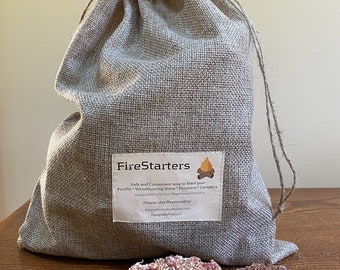 Sack of 24 Easy-To-Light Firestarters !