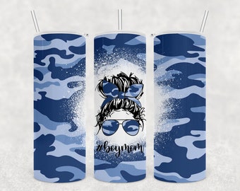 Boy Mom Sublimation Design Download - Skinny STRAIGHT Tumbler 20oz - PNG