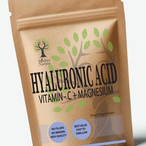 Hyaluronic Acid Capsules: Vegan Vitamin C & Magnesium Supplement