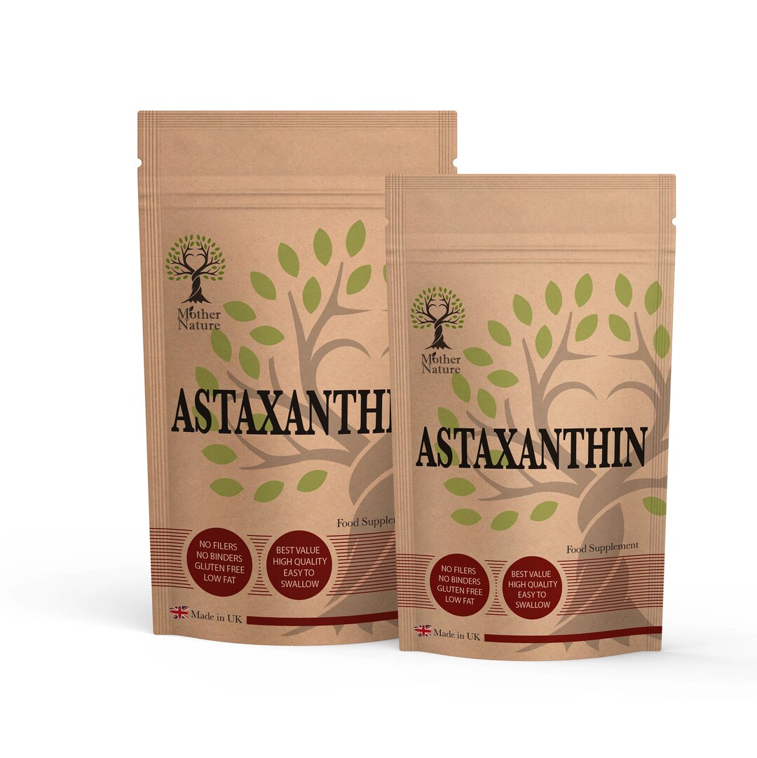 Astaxanthin Capsules 16mg Natural Astaxanthin Powder Number One UK