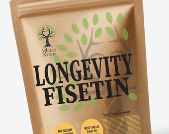 Capsule di Fisetina 450 mg: integratore alimentare vegano a base vegetale