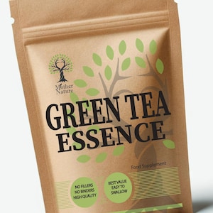 Green Tea Extract 550mg: Natural Polyphenol EGCG Supplement image 1