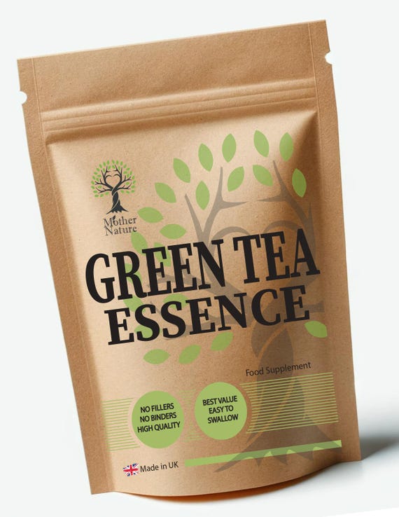Green Tea Extract 550mg: Natural Polyphenol EGCG Supplement