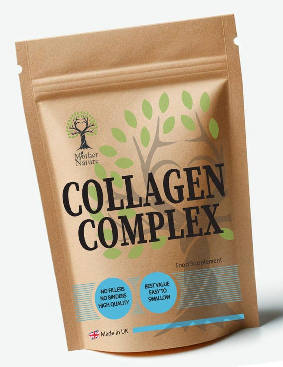 Marine Collagen Complex Capsules: Type 1, 2, 3 - UK Made