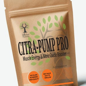 Citra-Pump Pro L Arginine L-Citrulline Creatine Powder Clean Vegan Supplements