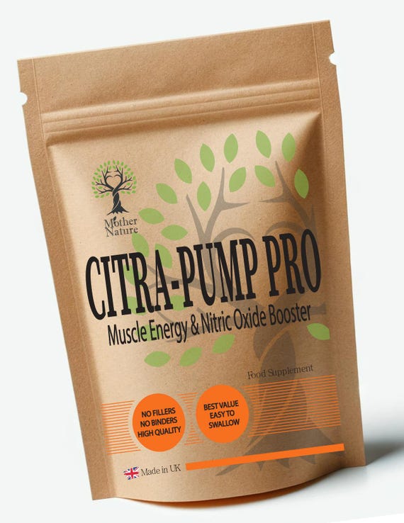 Citra-Pump Pro L Arginine L-Citrulline Creatine Powder Clean Vegan Supplements