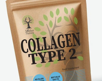 Cápsulas de Colágeno Tipo 2: 500mg de Colágeno Hidrolisado de Peixe