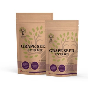 Grape Seed Capsules 500mg Natural Grape Seed Supplement High Potency Extract Greape Seed Powder Vegan