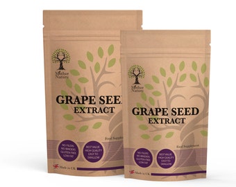 Grape Seed Capsules 500mg Natural Grape Seed Supplement High Potency Extract Greape Seed Powder Vegan