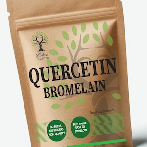 Vegan Quercetin Bromelain Capsules: High Absorption UK Supplement