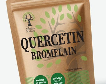 Veganistische quercetine-bromelaïnecapsules: Brits supplement met hoge absorptie