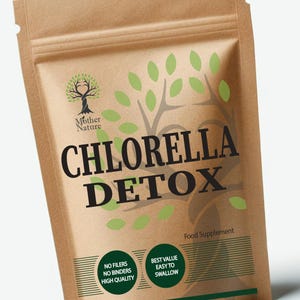Chlorella Capsules 500mg Chlorella Powder Clean Natural Chlorella Detox Eco-friendly Best Vegan Supplements Plant-based Holistic Health