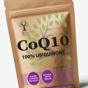 CoQ10 Ubiquinone 200mg High Absorption Natural Coenzyme Q10 Softgels Supplements