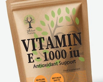 Vitamin E 1000iu Softgels: Natural Antioxidant Support