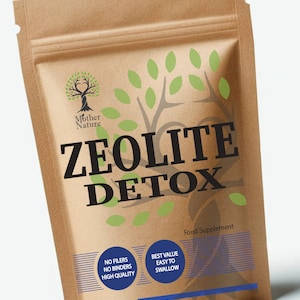 Zeolite Detox 500mg Capsules Natural Mineral UK Supplement Zeolite Powder Vegan