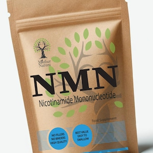 NMN Capsules 500mg Pure NMN Powder Nicotinamide Mononucleotide Vegan Supplement