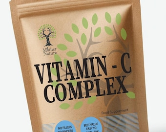 Vitamin C-Complex: Hoch konzentriertes NAC, Quercetin, Vegane Kapseln