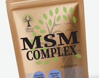 MSM Complex Glucosamine Chondroitin Clean Natural Collagen Capsules Vitamin C Supplements