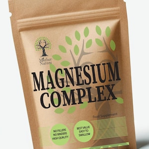 マグネシウムコンプレックス 630mg マグネシウムカプセル マグネシウム L-テロネート、タウリン酸塩、グリシン酸塩 環境に優しい最高のビーガンサプリメント