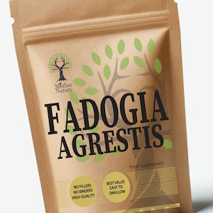 Fadogia Agrestis Capsules: 500mg High Potency Vegan Supplement
