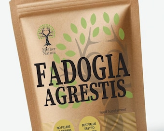Fadogia Agrestis Capsules: 500mg High Potency Vegan Supplement