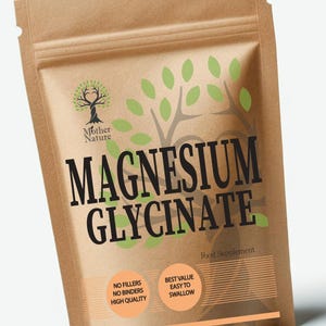 Magnesium Glycinate 650mg Capsules Max Strength Magnesium Supplement Highly Absorbable Pure Powder Vegan