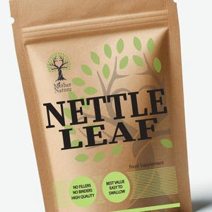 Brennnessel Blatt-Kapseln 500 mg Echte Natürliche Brennnessel Ergänzung Vegan Hohe Potenz 10 x Stärker