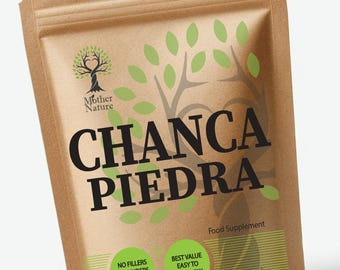 Chanca Piedra Capsules 500mg: Vegan Herbal Supplement