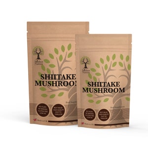 Shiitake Mushroom Capsules: 550mg Vegan Supplement