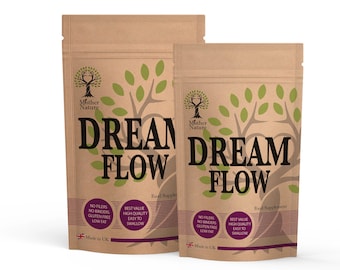 Dream Flow, 600 mg, gélules, supplément naturel pour le sommeil, Royaume-Uni, végétalien