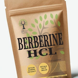 Berberine Capsules 450mg High Potency Clean Natural Berberine Extract Eco-friendly Best Vegan Supplements Plant-based Holistic Health