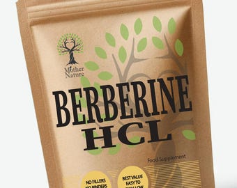Capsule di Berberina HCL 450 mg: integratore vegano a base vegetale