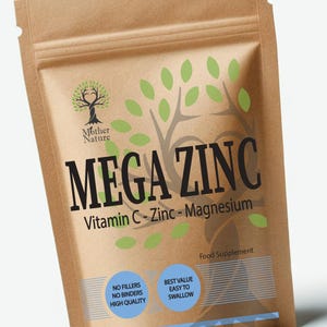 Capsule Mega Zinco: Magnesio + Vitamina C, Integratori Vegani