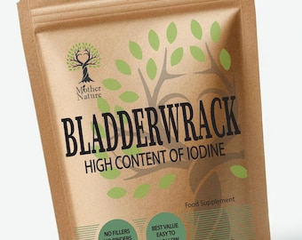 Bladderwrack Capsules 500mg: Vegan, Plant-Based Supplement