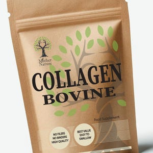 Hydrolyzed Bovine Collagen Capsules: Type 1, 500mg, UK Made