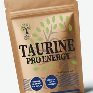Taurine Capsules 700mg Supplement Amino Acids Powder Energy Strength Booster