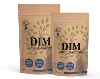 Diindolylmethane Dim 500mg Capsules High Potency Natural Dim Supplement Vegan