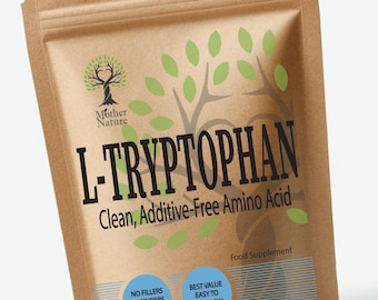 L-tryptofaan-capsules 500 mg schoon natuurlijk l-tryptofaanpoeder Milieuvriendelijk veganistische supplementen