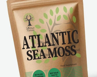 Atlantic Sea Moss Capsules: Vegan Superfood Supplement
