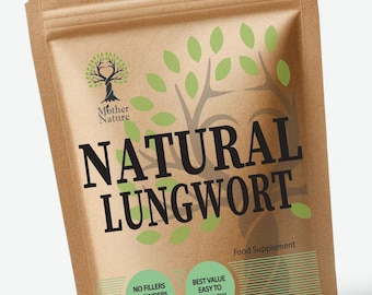 Lungenkraut 500 mg Vegane Kapseln: Hochpotente natürliche Ergänzung